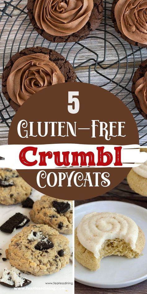 Copycat Cookies, Crumbl Copycat, Popular Cookies, Easy Gluten Free Desserts, Gluten Free Cookie Recipes, Best Gluten Free, Gluten Free Bakery, Gluten Free Sweet, Homemade Gluten Free