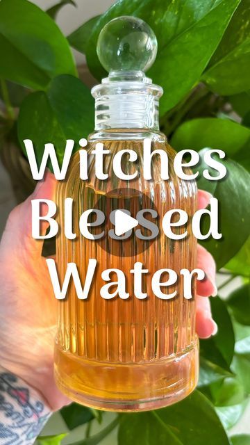 How To Make Holy Water, Banishment Spell, Water Blessings, Wiccan Rituals, Wiccan Magic, Witch Spirituality, Witch Stuff, Folk Magic, Purified Water