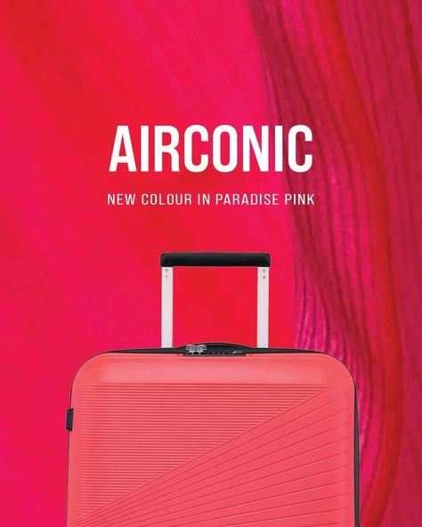 Paradise pink is the word. Say hello to a new colourway of Airconic and she is gorgeous! American Tourister, Laptop Bags, Suitcases, Say Hello, New Color, Tourism, Paradise, Online Store, Laptop