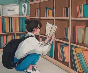 Arte on We Heart It 달력 디자인, Girl Reading Book, طابع بريدي, 그림 낙서, Prințese Disney, Seni Cat Air, Gambar Figur, Illustration Art Girl, Lukisan Cat Air