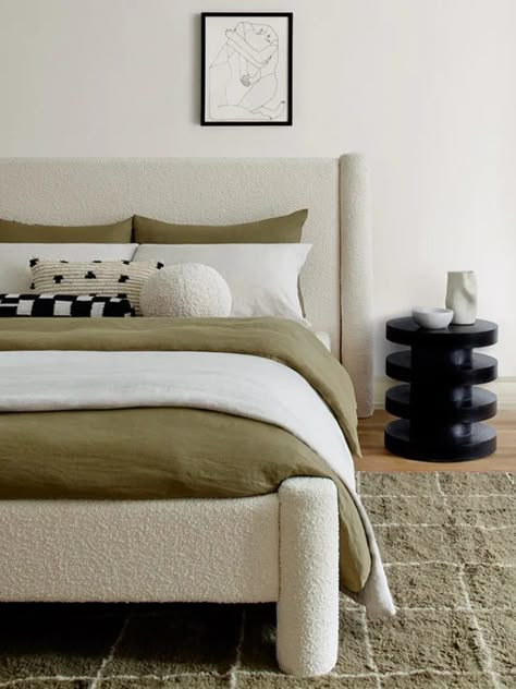 Masculine Bedroom Decor, Best Bedroom Colors, Sarah Sherman, Sarah Sherman Samuel, Masculine Bedroom, Trendy Furniture, Emily Henderson, Lulu And Georgia, Modern Pillows