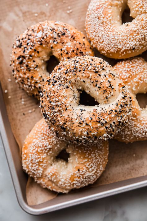 High Protein Bagels, Protein Bagels, Healthy Bagel, Vegan Greek Yogurt, Bagel Recipe Easy, Bagels Recipe, Protein Packed Meals, Protein Bread, Homemade Bagels