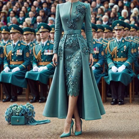 Royal Clothes Women, Royal Style Fashion Classy, Classy Outfits Dress, Royal Style Fashion, Royalty Dresses, Royal Outfit, Boost Testosterone, Womens Dress Suits, Elegant Dresses Classy