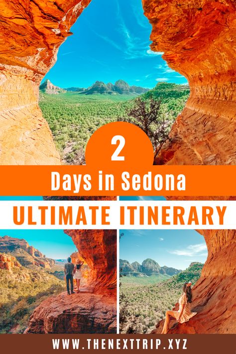 Hiking Itinerary, Sedona Itinerary, Sedona Arizona Travel, Things To Do In Sedona, Phoenix Travel, Sedona Vortex, Sedona Hikes, Arizona Travel Guide, Coin Flip