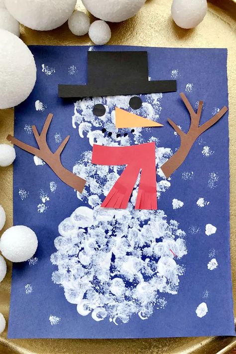 Snowman Art Painting with Snowballs - Fantastic Fun & Learning Diy Valentine's Gifts, Diy Christmas Canvas, Winter Classroom Activities, Sustainable Ideas, Snowman Ideas, Snowman Art, Christmas Art For Kids, Winter Art Lesson, Fall Art Projects