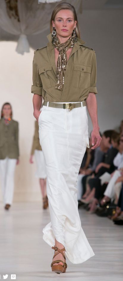 Ralph Lauren Spring 2015 Ralph Lauren Spring 2015, Elegant Classy Outfits, Classic Clothes, Effortless Outfit, Denim And Supply, Fun Style, Fashion Spring, Clothes Horse, Classic Outfits