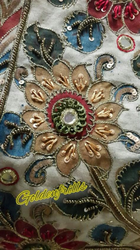 Pen kalamkari enhanced wid maggam work....Tree of life Work On Kalamkari Blouses, Kalamkari Blouse Designs Maggam Work, Kalamkari Embroidery Designs, Kalamkari Work Blouse Designs, Kalamkari Maggam Work Blouses, Pen Kalamkari Dresses, Pen Kalamkari Blouses, Kalamkari Work Blouse, Kalamkari Suits