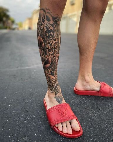 Leg Tattoos for Men Calf Tattoos For Men, Lower Leg Tattoos For Men, Shin Tattoo Men, Leg Tattoos For Men, Calf Tattoo Men, Lower Leg Tattoos, Shin Tattoo, Scar Tattoo, Leg Tattoo Men