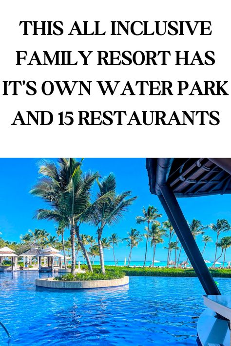 The Hyatt Ziva Cap Cana is one of the best resorts we've visited. Check out our full review. Hyatt Ziva Cap Cana, Punta Cana Airport, Hyatt Ziva Cancun, Swim Up Bar, Family Resorts, Inclusive Resorts, Best Resorts, Kids Club, All Inclusive Resorts