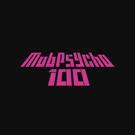 Mob Physco 100 Logo, Mob Pysho100 Poster, Mob Pysho100, Making Posters, 100 Logo, Mob Physco 100, Aesthetic Stickers, Gaming Logos, Typography