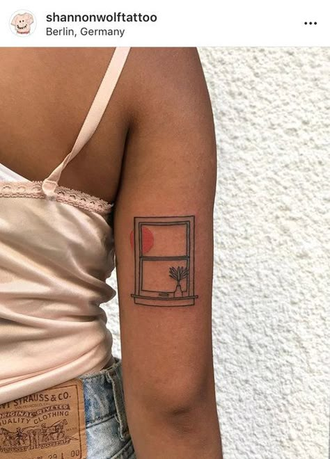 Window Tattoo, Shape Tattoo, Handpoke Tattoo, Muster Tattoos, Poke Tattoo, Non Binary, Pattern Tattoo, Simplistic Tattoos, Small Tattoo