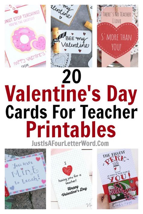 Love these ideas for Teacher valentine gifts! Simple and sweet, these ideas and free printable teacher valentine cards are the perfect way to say thanks for being sweet. #teachervalentinegifts #teachervalentines #teachervalentinecards #teachervalentineideas #schoolvalentines #valentinesforteacher #valentine #valentinesday Teacher Valentine Cards, Free Printable Valentines Tags, Teacher Gift Guide, Selamat Hari Valentine, Student Valentines, Teacher Valentines, Teacher Valentine Gifts, Free Printable Cards, Valentine's Day Printables