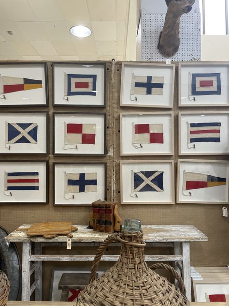 Firefly Cottage, Frank Core, House Basement, Framing Styles, Modern Nautical, Nautical Flags, Basement House, Equestrian Decor, House Beach