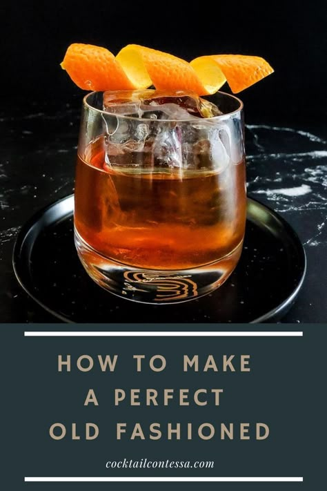 Whisky Old Fashioned, Old Fashion Whiskey Drink, Old Fashioned Mix Homemade, Best Bourbon For Old Fashioned, Simple Old Fashioned Recipes, Ginger Old Fashioned Cocktail, Old Fashioned Pitcher Recipe, Simple Old Fashioned Cocktail, Pineapple Old Fashioned Cocktail