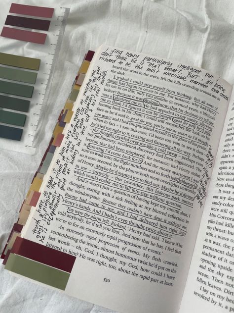 The Secret History Annotations, Annotating Aesthetic, Annotation Aesthetic, Books Annotation, English Student, Annotating Books, Annotated Books, Book Annotations, Reading Motivation