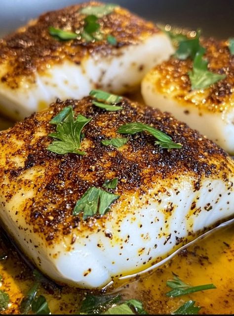 health meal, low carbs meals, keto meal Cod Loins Recipes, Cape Cod Recipes, Low Carb Cod Fish Recipes, Blackstone Cod Recipes, Black Cod Recipe Baked, Rock Cod Fish Recipes, Blackened Cod Recipes, Baked Blackened Cod, Cod Marinade Recipes