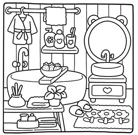 Coco Wyo Coloring, Hello Kitty Colouring Pages, Coloring Pages Inspirational, Bear Coloring Pages, Ipad Drawings, Detailed Coloring Pages, Hello Kitty Coloring, Cartoon Coloring, Printable Coloring Book