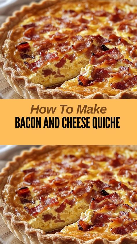 Bacon Quiche Recipe, Savory Quiche, Bacon And Cheese Quiche, Dill Potato, Cheese Quiche Recipe, Potato Cakes Recipe, Bacon Quiche, Quiche Recipes Easy, Cheese Quiche