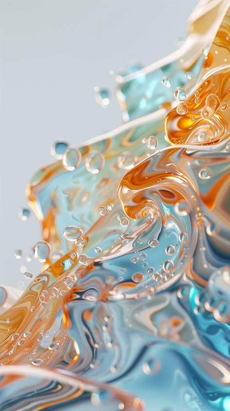 Make your iPhone and Android stand out with this dynamic liquid swirl wallpaper. 🌊🌀 Bold colors and fluid motion transform your screen into a vibrant digital canvas. Liquid Swirl Wallpaper, Liquid Aesthetic, Fluid Aesthetic, 3d Lockscreen, Swirls Wallpaper, Summer Prints Wallpaper, 3d Liquid, Wallpaper Bold, Storybook Cosmetics