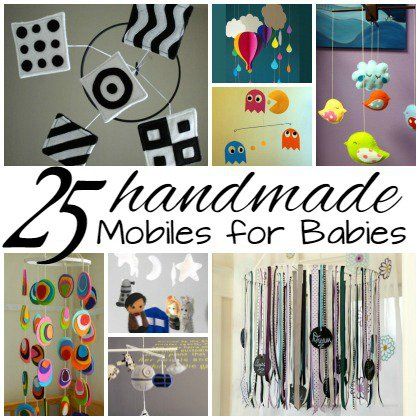 Baby mobiles are an awesome part of baby development...and they can be so fun to make! Baby mobiles are the last thing baby sees before going to bed at night, and the first thing baby sees when they wake up. It's what shapes their imaginations when we are not around, so why would you buy a boring plastic one from the store? These 25 Homemade Mobiles for Babies are easy to make, super creative, and span everything from pretty to pure geekery. Give your baby a mobile they will truly love, and o... Diy High Contrast Mobile, Homemade Mobile Baby, How To Make A Mobile Diy, Baby Mobiles Diy, Diy Mobile Baby, Mobiles For Babies, Homemade Baby Mobiles, Crib Mobile Diy, Baby Mobile Ideas