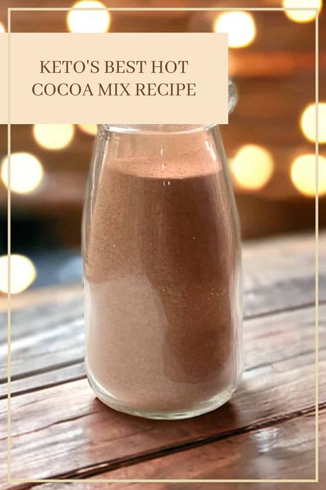 Warm up this winter with the ultimate Keto Hot Cocoa Mix that’s loved by low-carb enthusiasts everywhere! Picture sipping a rich, chocolatey drink made just for you, free of guilt. This easy recipe delivers a delightful cozy experience without the carbs, making it a go-to for any keto-friendly diet. Perfect for hanging out by the fire or treating yourself after a cold day. Want to enjoy tasty hot chocolate without derailing your keto lifestyle? This mix will keep you warm and satisfied all season long. Try this simple recipe today! Keto Hot Cocoa Mix Recipe, Keto Hot Chocolate Mix Recipe, Sugar Free Hot Cocoa Mix Recipe, Hot Chocolate Mix Recipes Dry, Homemade Hot Coco, Keto Hot Cocoa, Homemade Hot Cocoa Mix Recipe, Diy Hot Chocolate Mix, Best Hot Cocoa