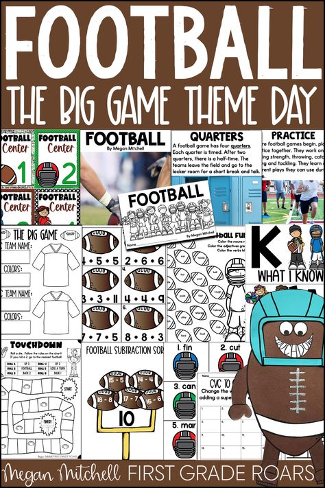 Friendship In A Cup, Football Activities, Football Activity, Activities For The Classroom, Game Activities, Megan Mitchell, February Classroom, Kindness Activities, Literacy Games