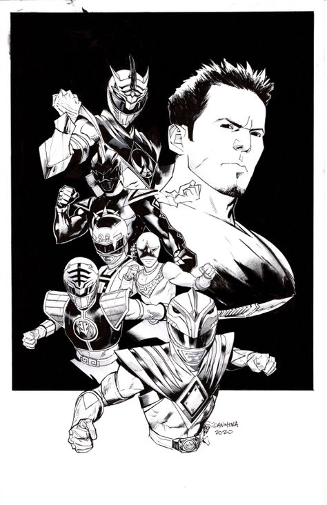 Dan Mora Art, Dan Mora, Power Rangers Comic, Jason David Frank, Power Rangers Art, Go Go Power Rangers, Conan The Barbarian, Art Comic, Gallery Owner