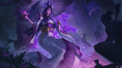 Warwick Skins, Spirit Blossom Cassiopeia, League Fanart, League Of Legends Video, Spirit Blossom, Calming Images, Calming Patterns, League Of Legends Game, Vibes Wallpaper