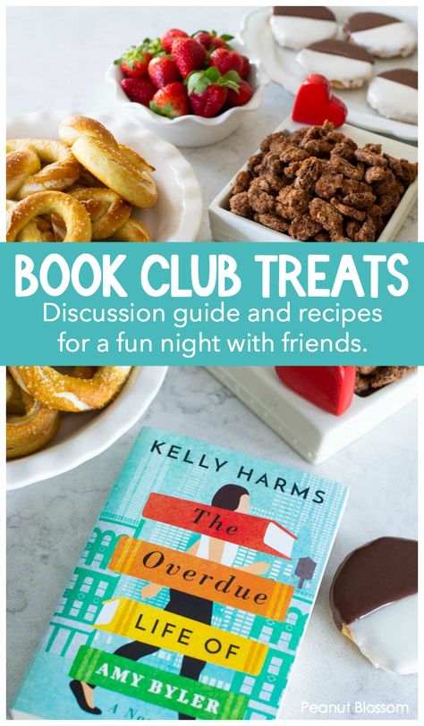 Dessert For Book Club, Demon Copperhead Book Club Food, Book Club Themed Snacks, Book Inspired Snacks, Snacks For Bookclub, Summer Book Club Food, Book Themed Snacks For Adults, Book Club Treats, Book Themed Party Food