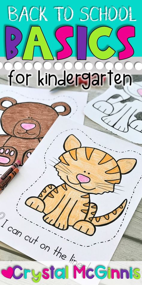 Kindergarten First Week, Kindergarten Anchor Charts, Beginning Of Kindergarten, Starting Kindergarten, Kindergarten Projects, Kindergarten Freebies, First Week Of School Ideas, Kindergarten Art Projects, Kindergarten Printables