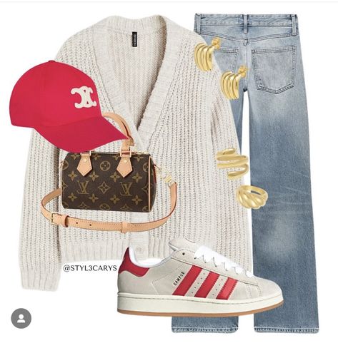 Miu Miu Outfit, F1 Wag, Styled Outfits, Stylish Work Outfits, Gameday Outfit, Streetwear Fashion Women, Casual Chic Outfit, Comfy Fashion, Baddie Outfits Casual