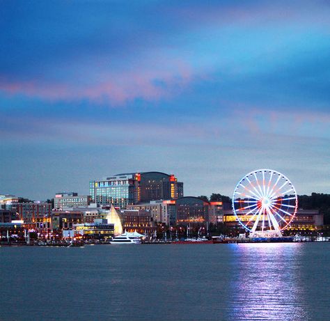 The Capital Wheel Will Open On May 23 National Harbor Maryland, Museum Statues, Waterfront Development, Tanger Outlets, National Harbor, Washington Dc Travel, Dc Travel, Luxor Egypt, Location Inspiration