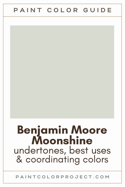 Benjamin Moore Moonshine Paint Color Guide Bm Ashwood, Dusty Miller Benjamin Moore, Sonnet Benjamin Moore, Benjamin Moore Sonnet Paint, Benjamin Moore Titanium, Moonshine Benjamin Moore Kitchen, Benjamin Moore Paint Colors Bathroom, Moonshine Paint Color, Shale Benjamin Moore