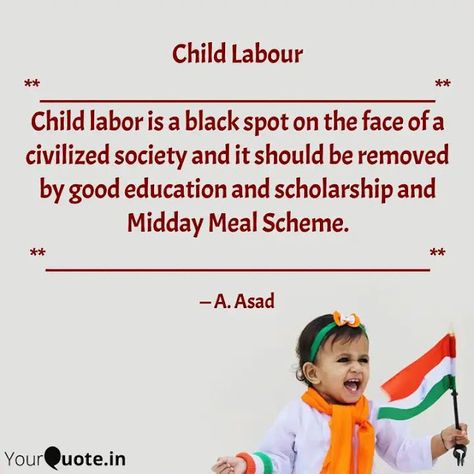 Best Thought and Poem: Child Labour Child Labour Quotes, Labour Quotes, Poems Of Love, Ball Painting, Patriotic Quotes, Exam Study Tips, Child Labour, Quotes On Love, Kids Poems