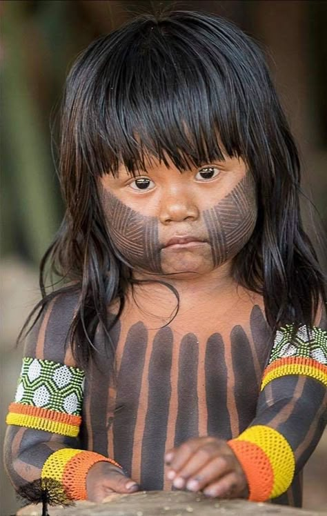 Body Painting Festival, Stunt Doubles, Kids Around The World, New Tattoo, Native American Tribes, World Cultures, People Of The World, Interesting Faces, People Photography