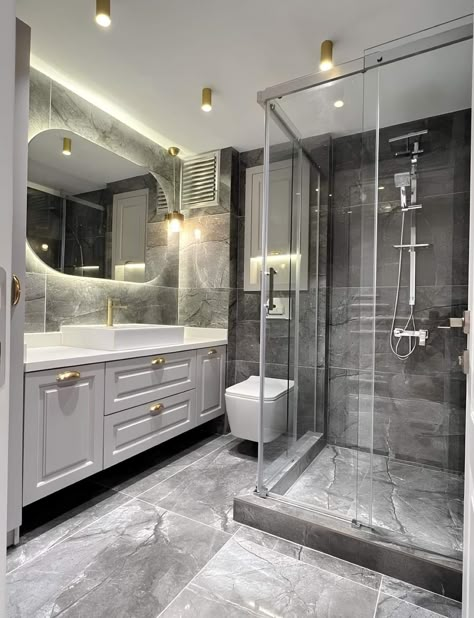 Classy Bathroom Ideas, Dizayn Home, Classy Bathroom, Elegant Bathroom Design, Bathroom Decor Luxury, Washroom Design, Bathroom Design Decor, Elegant Bathroom, Design Your Dream House