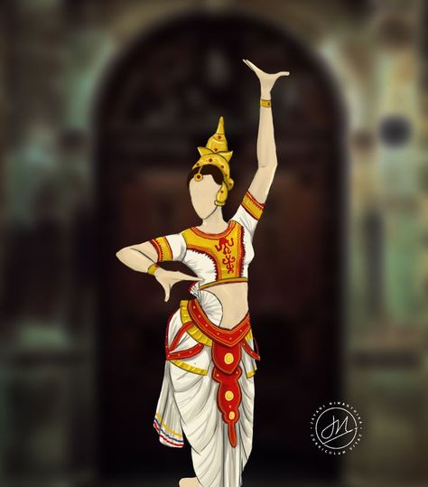 Kandyan is a classical dance form from Sri Lanka. Done in Photoshop. Hope you like it.😍 Kandyan Dancer, Dancer Drawing, Dancer Painting, Turtle Cake, Bridesmaid Saree, Dancers Art, Classical Dance, Business Card Psd, Easy Doodles Drawings