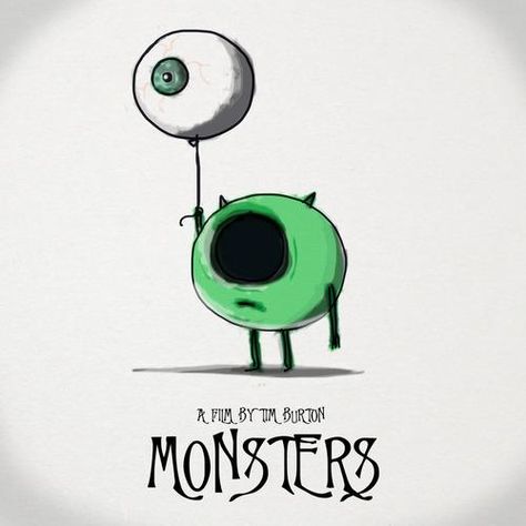 monsters by tim burton Tim Burton Art Style, Tim Burton Style, Tim Burton Art, Tim Burton Movie, Monsters Inc, Disney Drawings, Tim Burton, Cartoon Character, Disney Art