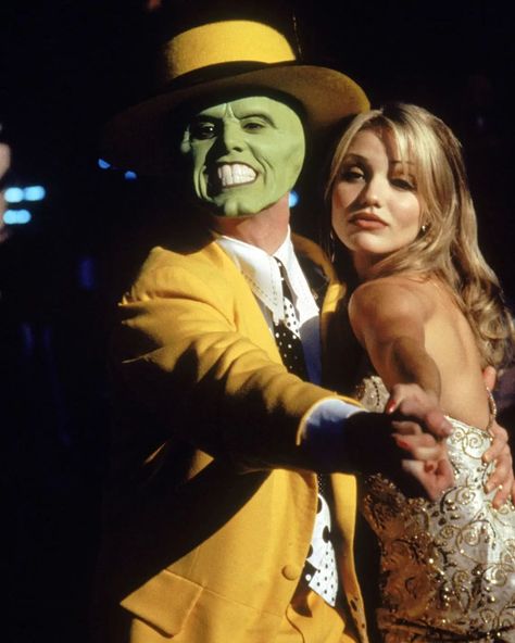 Filmatic on Instagram: “Jim Carrey and Cameron Diaz in The Mask (1994), dir. Chuck Russell” Cameron Diaz The Mask, The Mask 1994, Jim Carrey The Mask, O Maskara, In Her Shoes, Stars D'hollywood, Fantasy Star, Mask Dance, Anjelica Huston