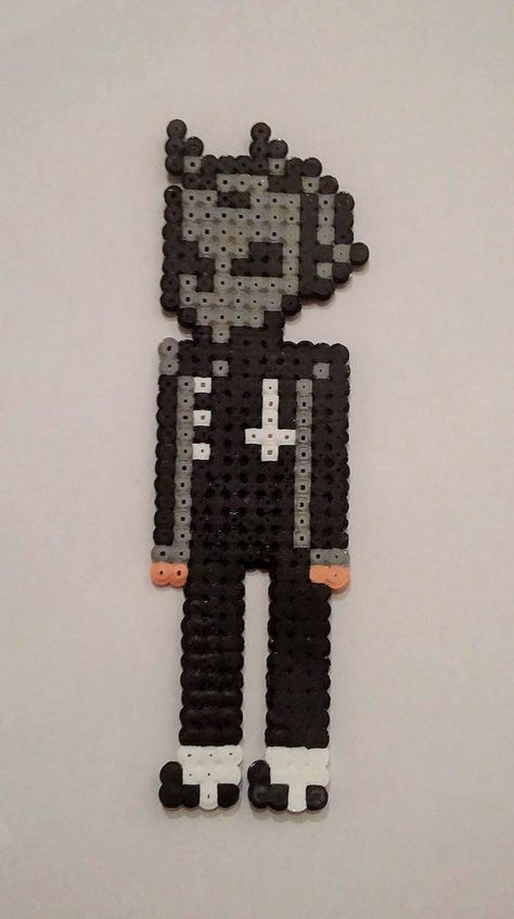 Nameless Ghoul Ghost pixel art beading beads Ghost Album, Hamma Beads Ideas, Cross Stitch Sampler Patterns, Pearl Beads Pattern, Band Ghost, Diy Perler Bead Crafts, Ghost Bc, Ghost And Ghouls, Iron Beads