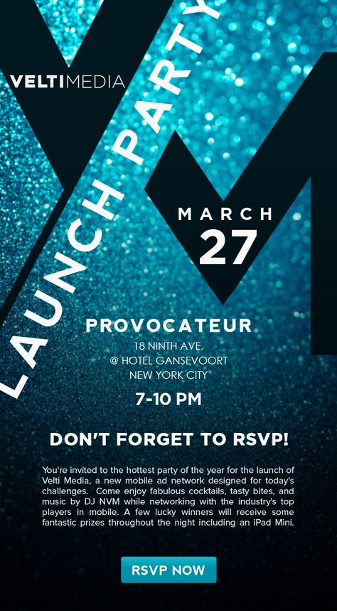 Velti Media Launch Party Invitation Product Launch Invitation, Company Invitation, Launch Party Invitation, Launch Invitation, Corporate Invitation Design, Business Launch Party, Launch Event Ideas, Corporate Party Invitation, Event Invitation Design