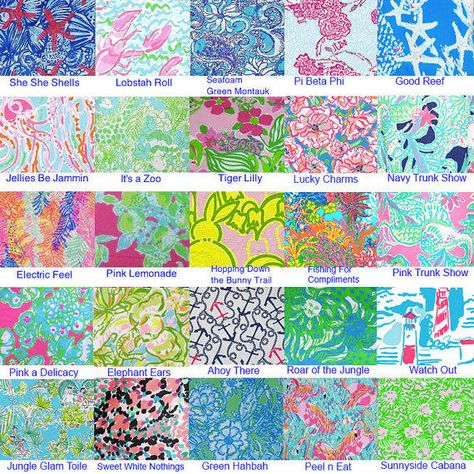 Lilly Pulitzer - Fashion Trends and Friends Lilly Pulitzer Diy, Lily Pulitzer Patterns, Lilly Pulitzer Patterns, Lilly Pulitzer Outfits, Lilly Prints, Lilly Pulitzer Prints, Lilly Pulitzer Fabric, Lilly Pulitzer Inspired, Lilly Inspired