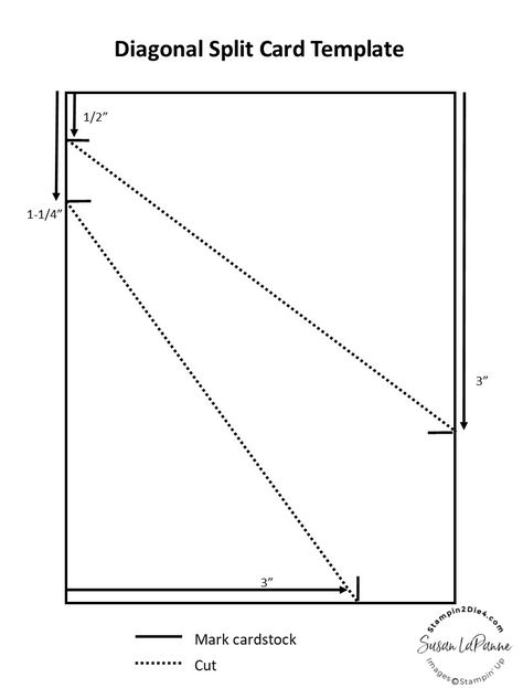 A Split Diagonal Card with Texture Chic DSP – stampin2die4.com Texture Chic Dsp, Girly Cards, Plate Template, Candy Girls, Designer Paper Cards, Card Sketches Templates, Fancy Fold Card Tutorials, Card Making Templates, Card Folds