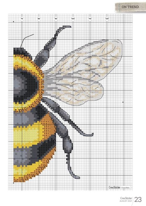 Cross Stitch Bee, Bee Ideas, Big Bee, Bee Embroidery, Animal Cross Stitch Patterns, Pola Kristik, Beaded Cross Stitch, Cross Stitch Pictures, Bee Crafts