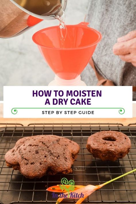 How To Make Cake More Moist, How To Moisten A Dry Cake, Cake Tricks, Dry Cakes, Cooking Knowledge, Big Birthday Cake, Deserts Cupcakes, Raisin Cake, Dry Cake