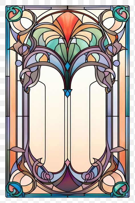 Stained Glass Architecture, Stained Glass Art Nouveau, Art Deco Stained Glass Window, Tiffany Stained Glass Windows, Murmuration Art, Art Nouveau Frame, Art Nouveau Stained Glass, Glass Architecture, Stained Glass Frames