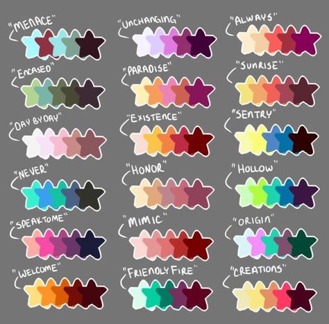 Color Palette Collection, Color Palette Sketchbook, Dnd Color Palette, Red Palette Colour Schemes, Ibispaint Palette, Disco Color Palette, Color Palette Ibispaint, Color Pallets Inspiration, 3 Color Combos