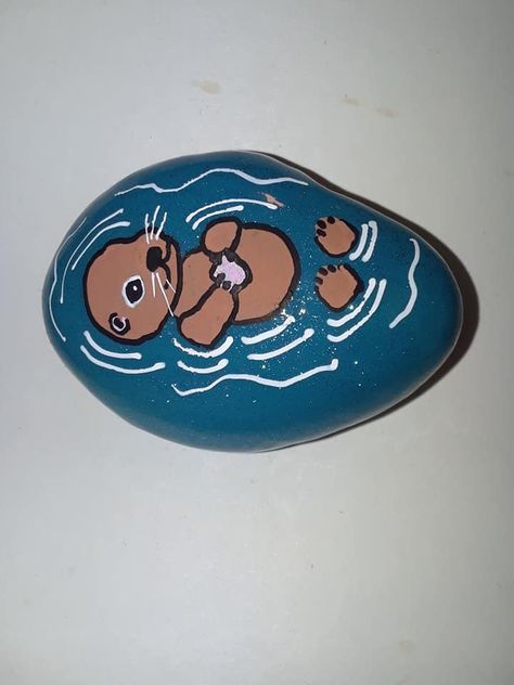 Turtle Rock Painting Ideas Easy, Tiny Rock Painting Ideas, Ideas Para Pintar Piedras Faciles, Cute Painted Rocks, Cool Rock Painting Ideas, Rock Kunst, Maus Illustration, Mini Toile, Pet Rock