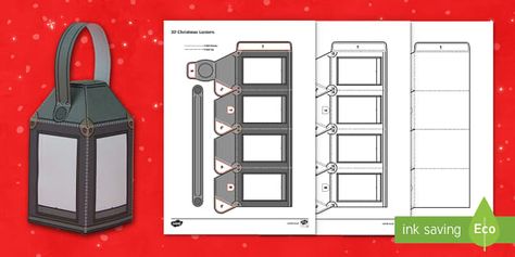 Use this resource to aid getting ready for Christmas! An ideal craft activity for your class! Lantern Paper Craft, Paper Lantern Craft, Lantern Crafts For Kids, Lantern Paper, Lantern Template, Lantern Craft, Get Ready For Christmas, Christmas Lantern, Paper Light