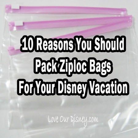 10 Reasons Why You Should Take Ziploc Bags to Disney - loveourcrazylife Bag For Disney, Water Rides, Disney Time, Disney Souvenirs, Ziploc Bag, Disneyland Tips, Disneyland Vacation, Disney Trip Planning, Disney Vacation Planning